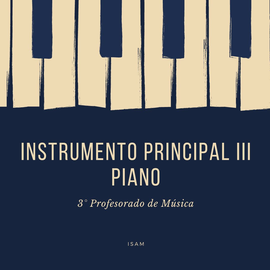 Instrumento Principal III - Piano